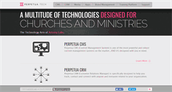 Desktop Screenshot of perpetuatech.com